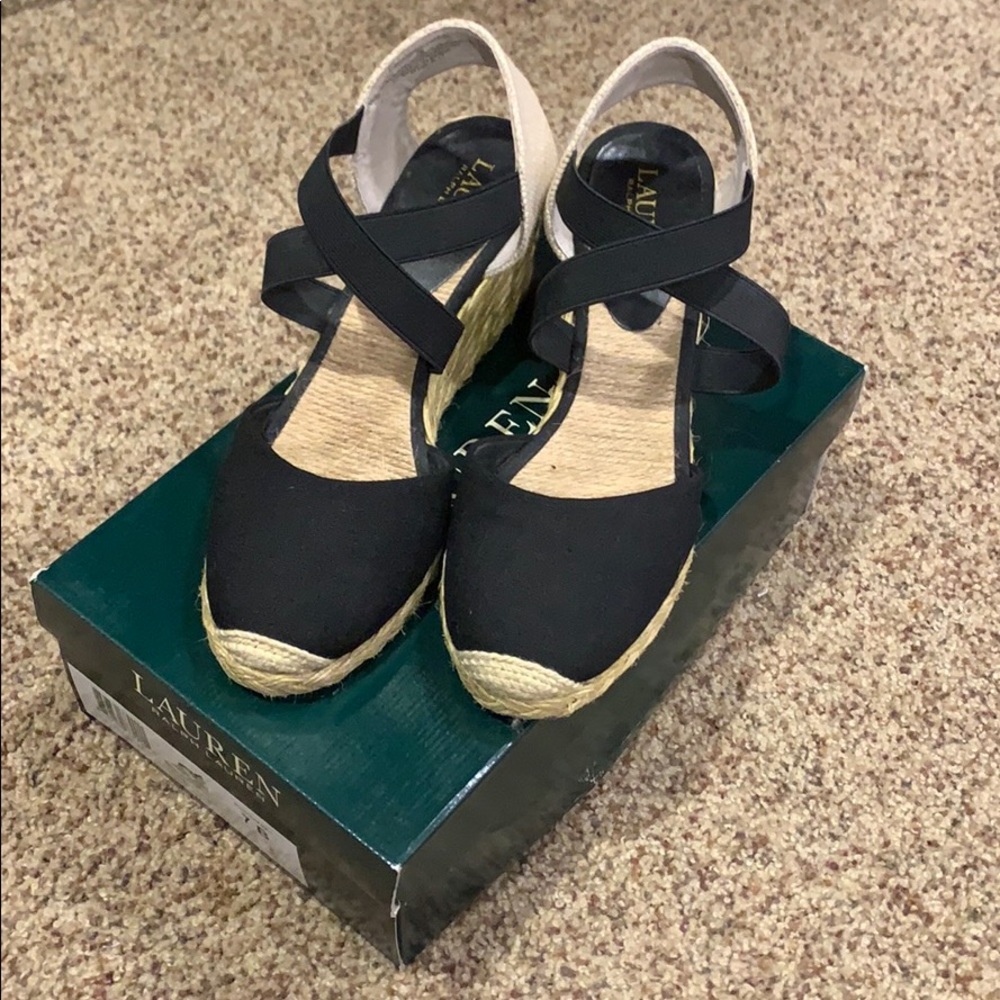 Ralph Lauren dress wedges
